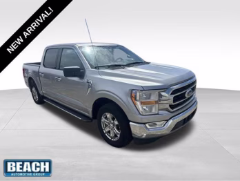 2021 Silver Metallic Ford F-150 XLT RWD Truck
