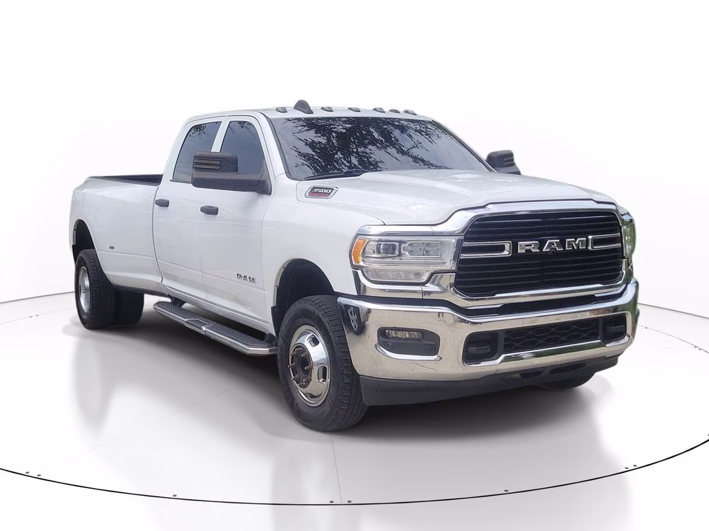 2022 Bright White Clearcoat Ram 3500 Tradesman 4X4 Truck