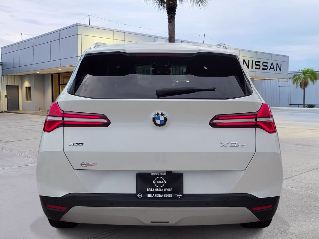 2025 White Metallic BMW X3 30 xDrive AWD SUV