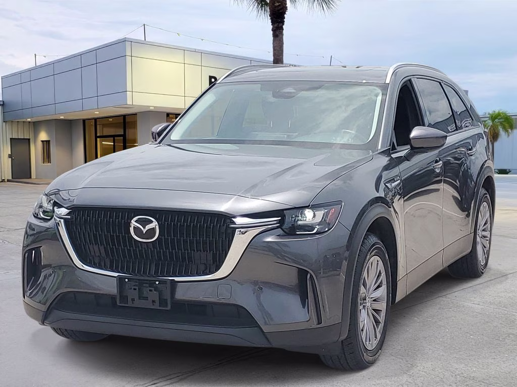 2025 Machine Gray Metallic Mazda CX-90 3.3 Turbo Preferred AWD SUV