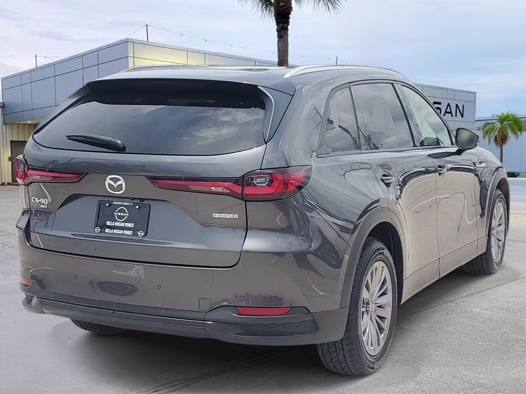 2025 Machine Gray Metallic Mazda CX-90 3.3 Turbo Preferred AWD SUV