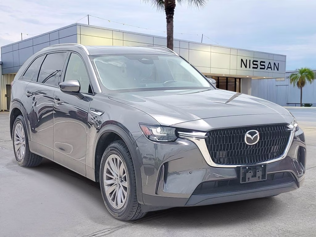 2025 Machine Gray Metallic Mazda CX-90 3.3 Turbo Preferred AWD SUV