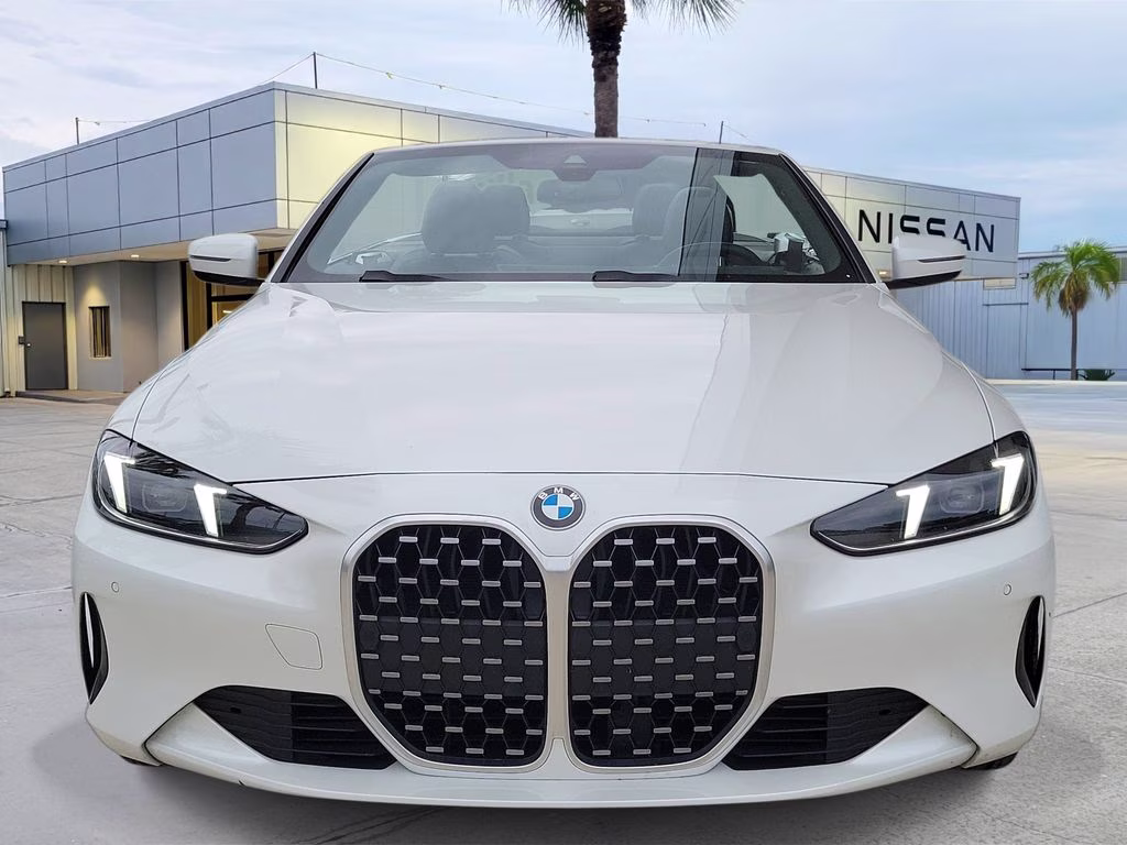 2025 White Metallic BMW 4 Series 430i RWD Convertible