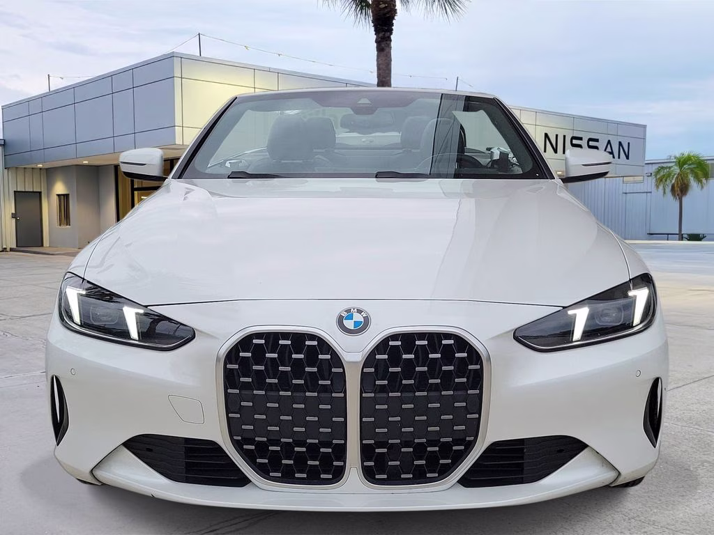 2025 White Metallic BMW 4 Series 430i RWD Convertible