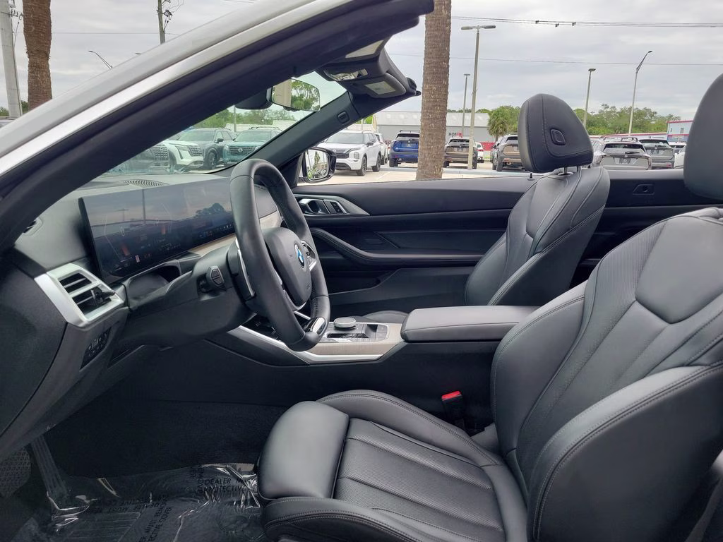 2025 White Metallic BMW 4 Series 430i RWD Convertible