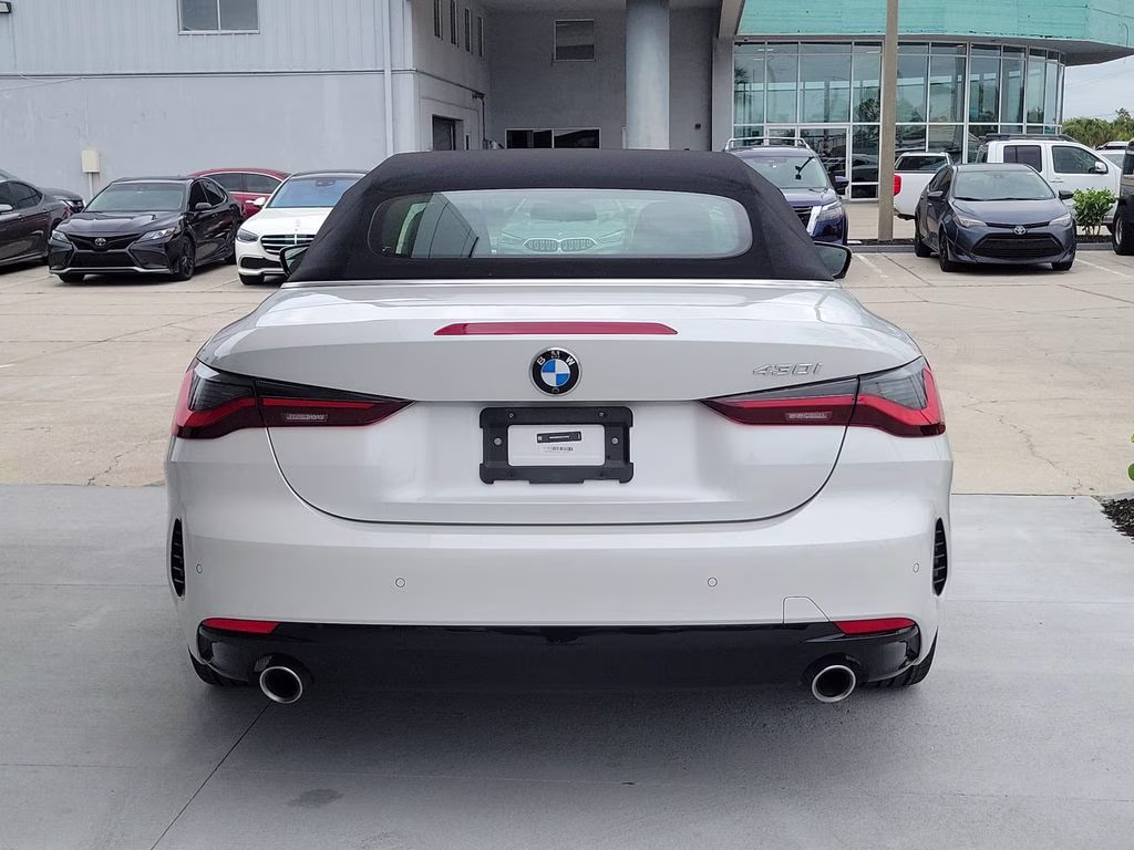 2025 White Metallic BMW 4 Series 430i RWD Convertible