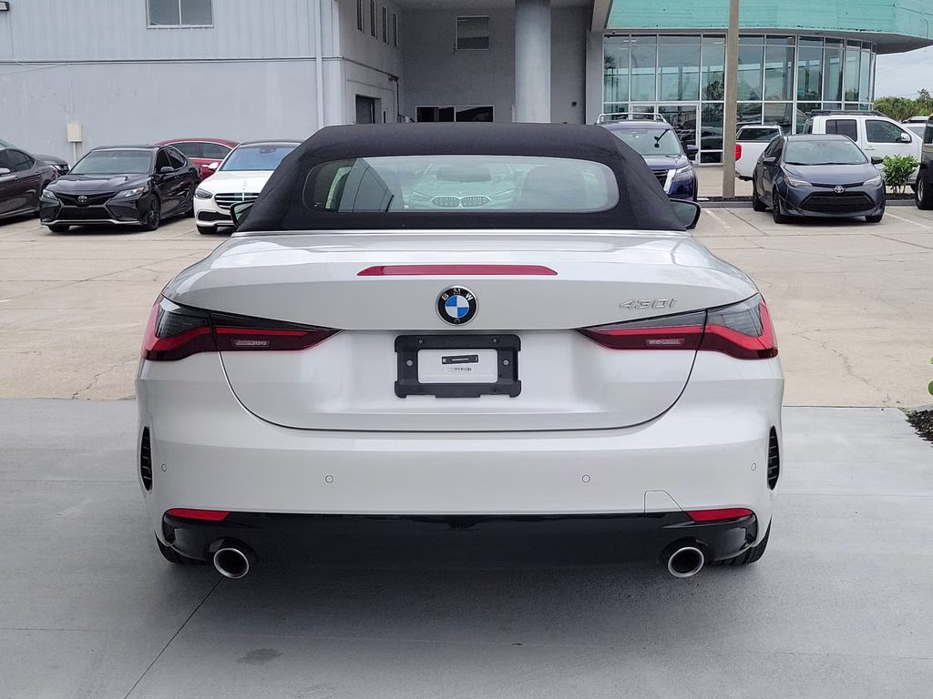 2025 White Metallic BMW 4 Series 430i RWD Convertible