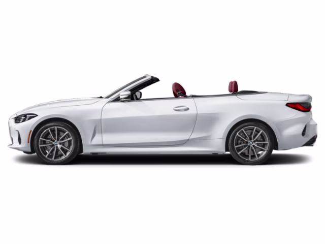 2025 White Metallic BMW 4 Series 430i RWD Convertible