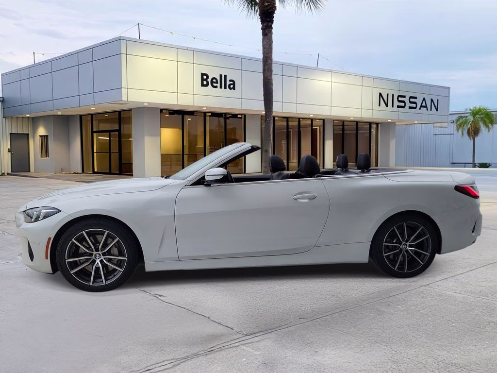 2025 White Metallic BMW 4 Series 430i RWD Convertible