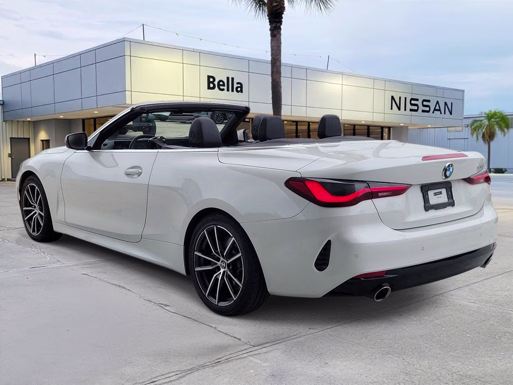 2025 White Metallic BMW 4 Series 430i RWD Convertible