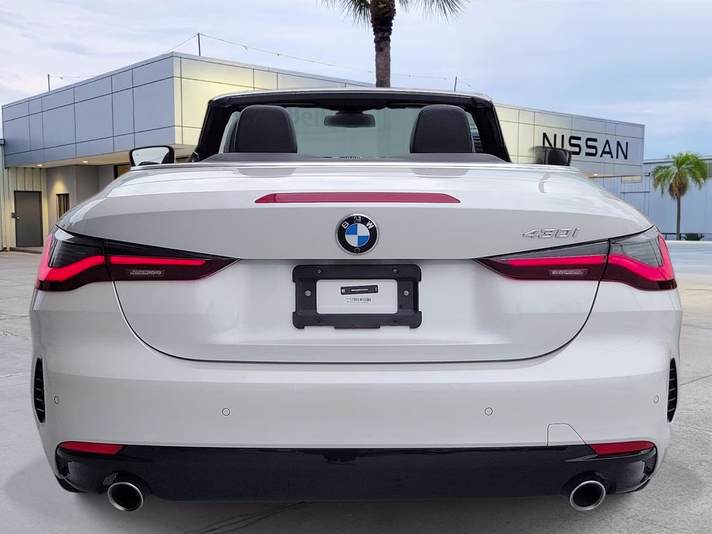 2025 White Metallic BMW 4 Series 430i RWD Convertible
