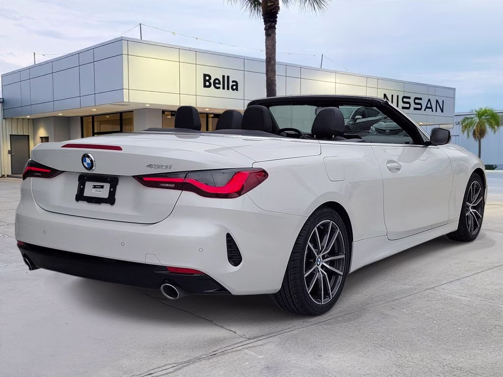 2025 White Metallic BMW 4 Series 430i RWD Convertible