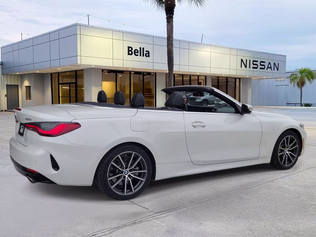2025 White Metallic BMW 4 Series 430i RWD Convertible