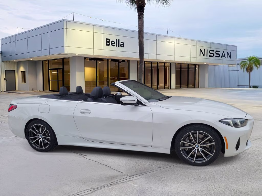 2025 White Metallic BMW 4 Series 430i RWD Convertible