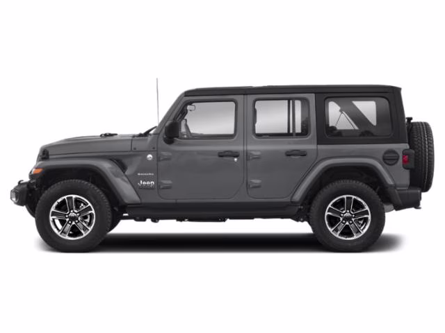 2018 Billet Silver Metallic Clearcoat Jeep Wrangler Unlimited Sahara 4X4 SUV