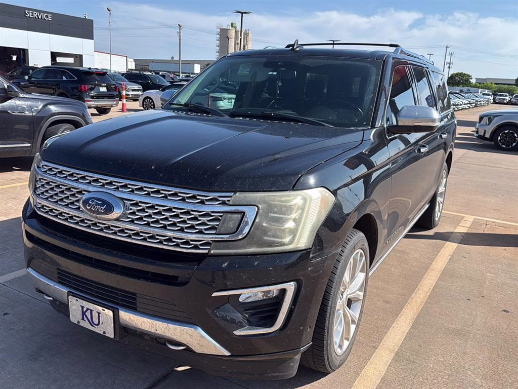 2019 Agate Black Metallic Ford Expedition Max Platinum 4X4 SUV