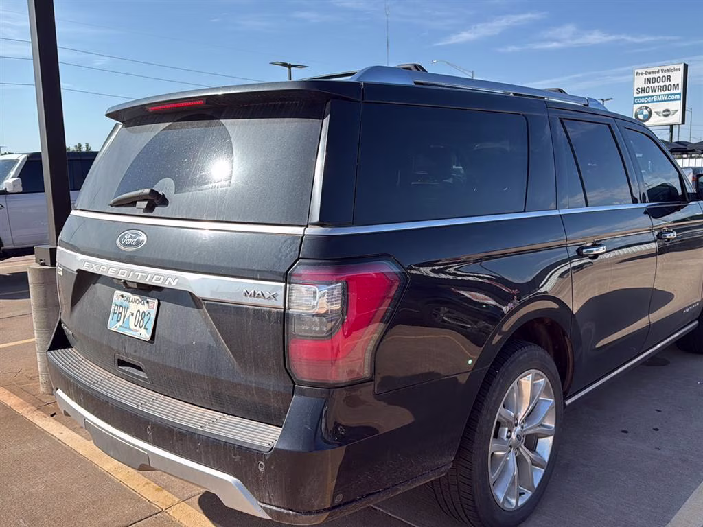 2019 Agate Black Metallic Ford Expedition Max Platinum 4X4 SUV