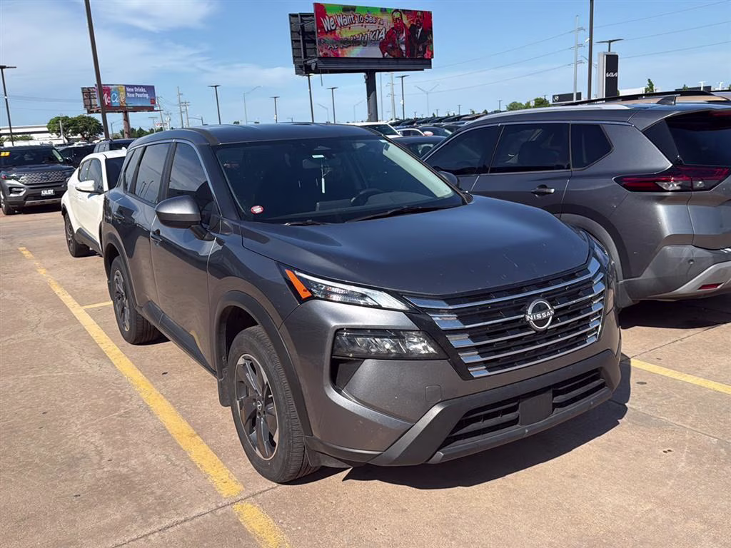 2025 Gun Metallic Nissan Rogue SV AWD SUV