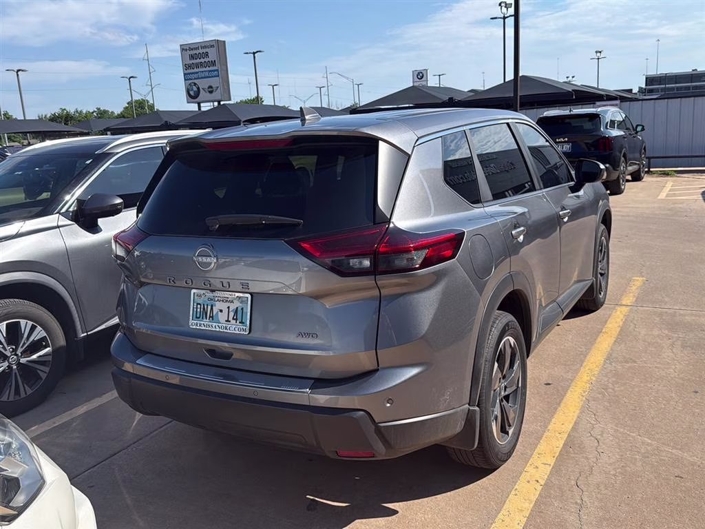 2025 Gun Metallic Nissan Rogue SV AWD SUV