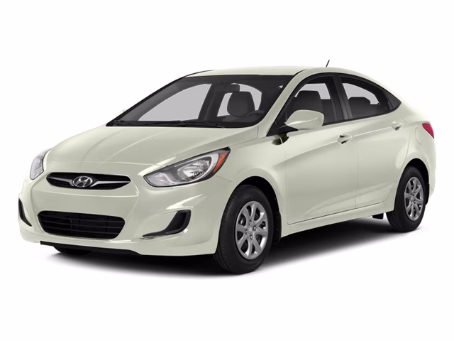 2014 Century White Hyundai Accent GLS FWD Sedan