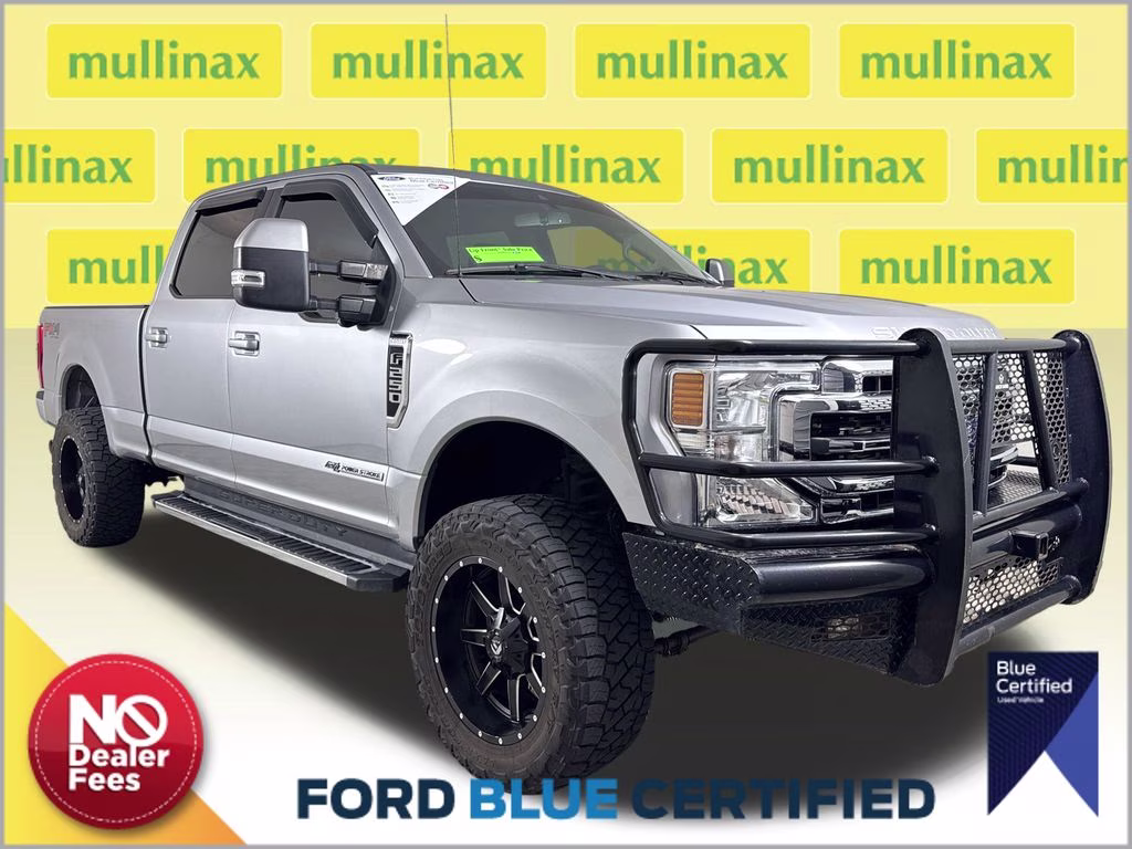 2021 Silver Metallic Ford Super Duty F-250 SRW Lariat 4X4 Truck