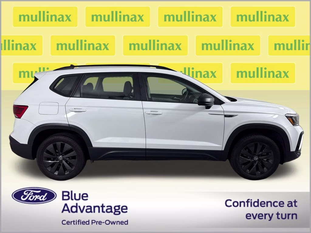 2024 Pure White Volkswagen Taos 1.5T S FWD SUV