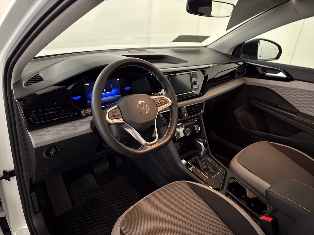 2024 Pure White Volkswagen Taos 1.5T S FWD SUV