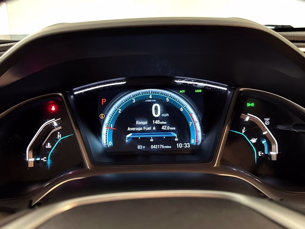 2018 White Orchid Pearl Honda Civic Touring FWD Sedan