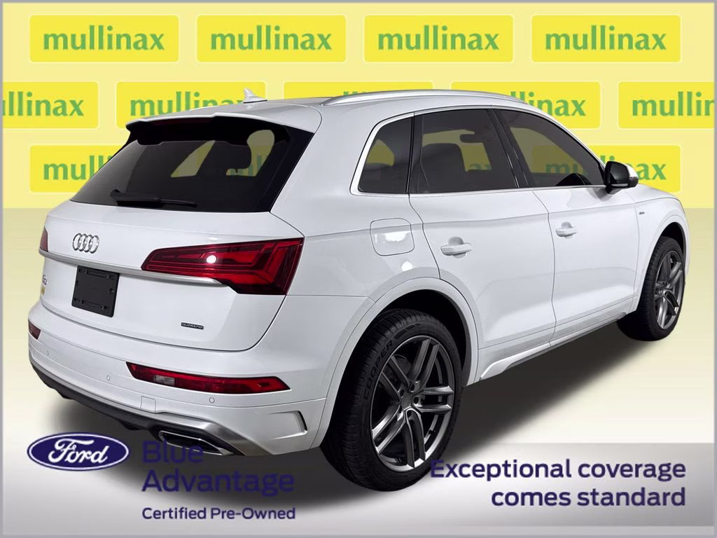 2022 White Audi Q5 45 S line Premium AWD SUV