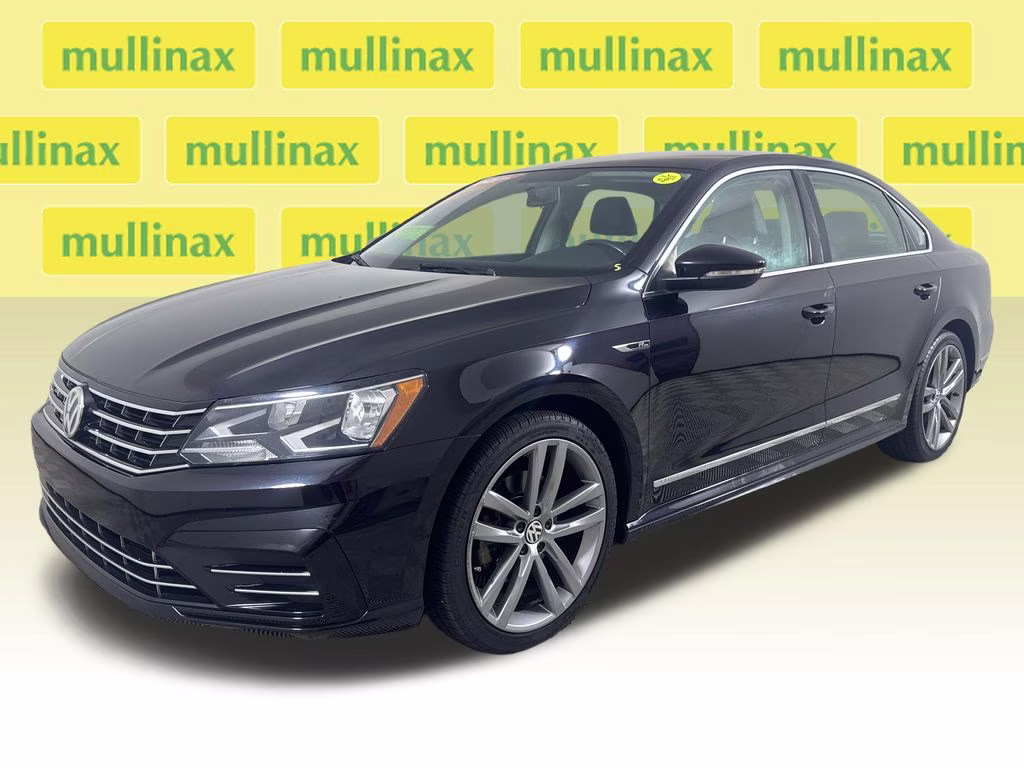 2017 Black Volkswagen Passat 1.8T R-Line FWD Sedan