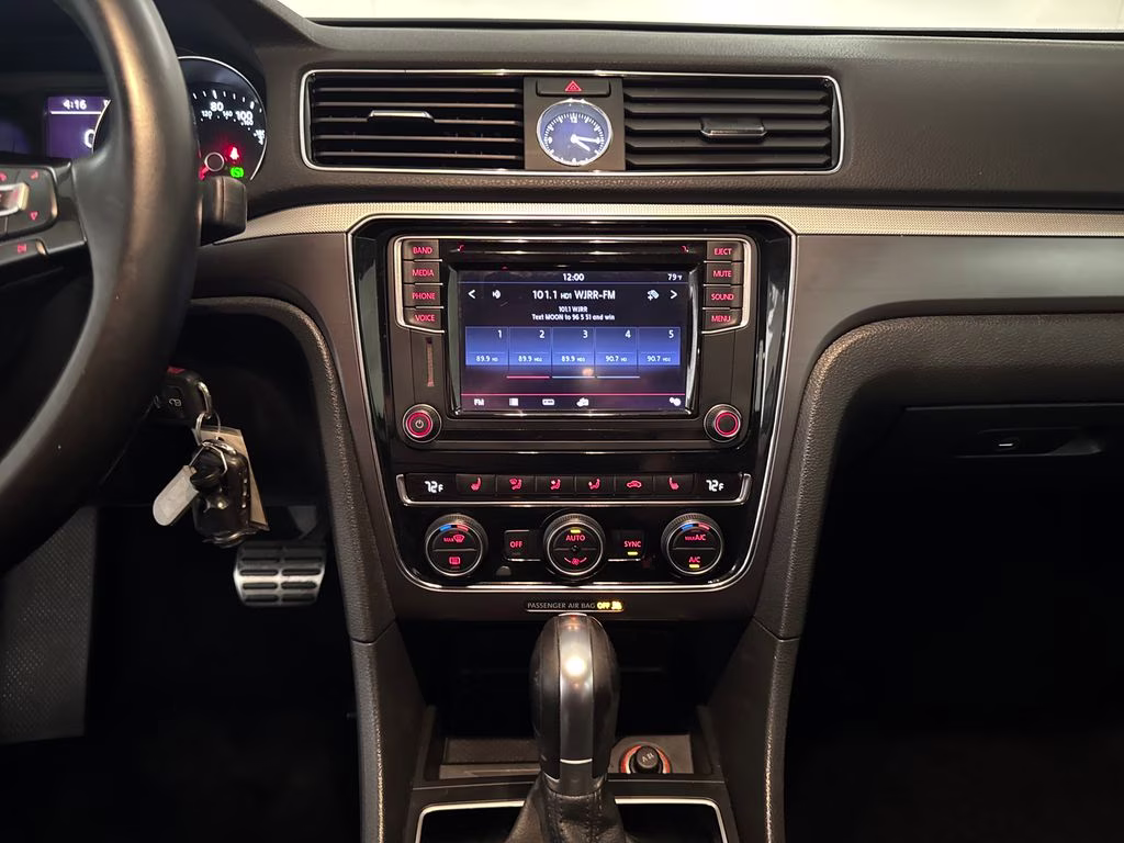 2017 Black Volkswagen Passat 1.8T R-Line FWD Sedan