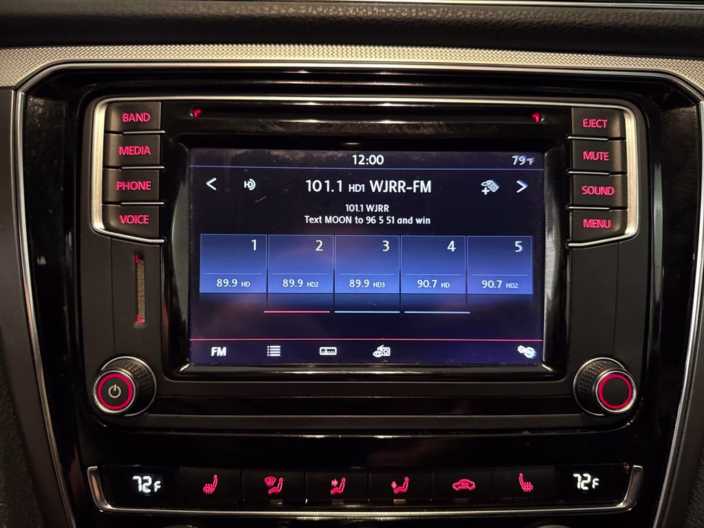 2017 Black Volkswagen Passat 1.8T R-Line FWD Sedan