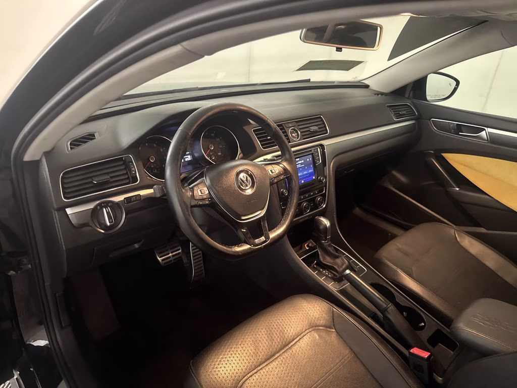 2017 Black Volkswagen Passat 1.8T R-Line FWD Sedan