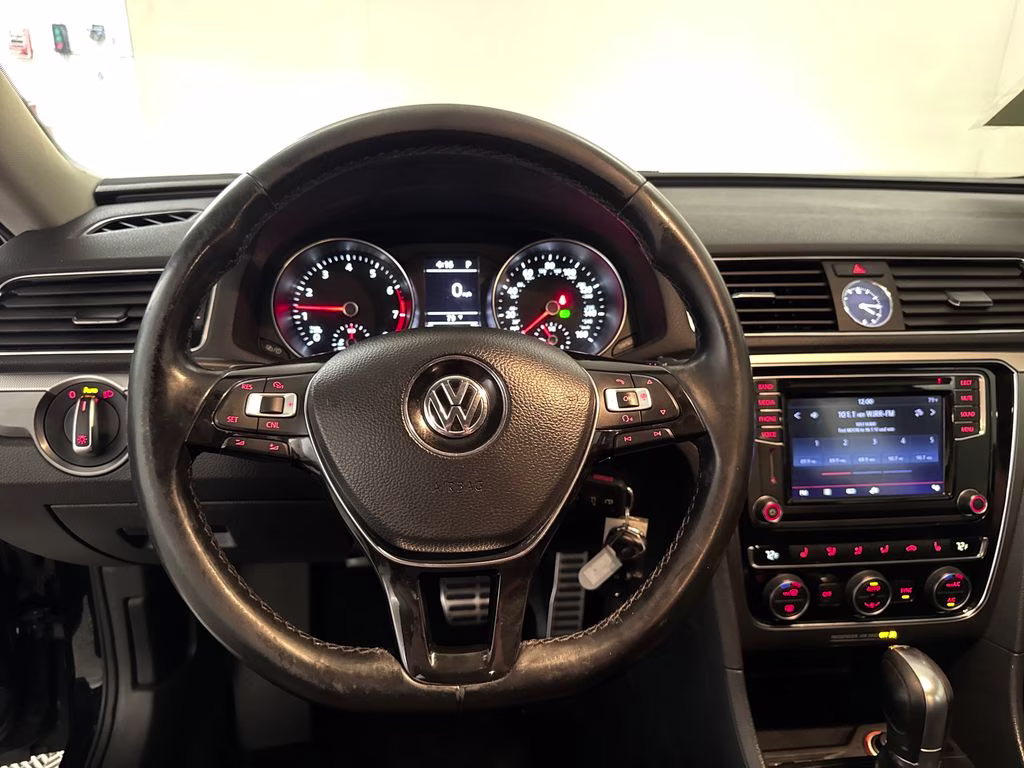 2017 Black Volkswagen Passat 1.8T R-Line FWD Sedan