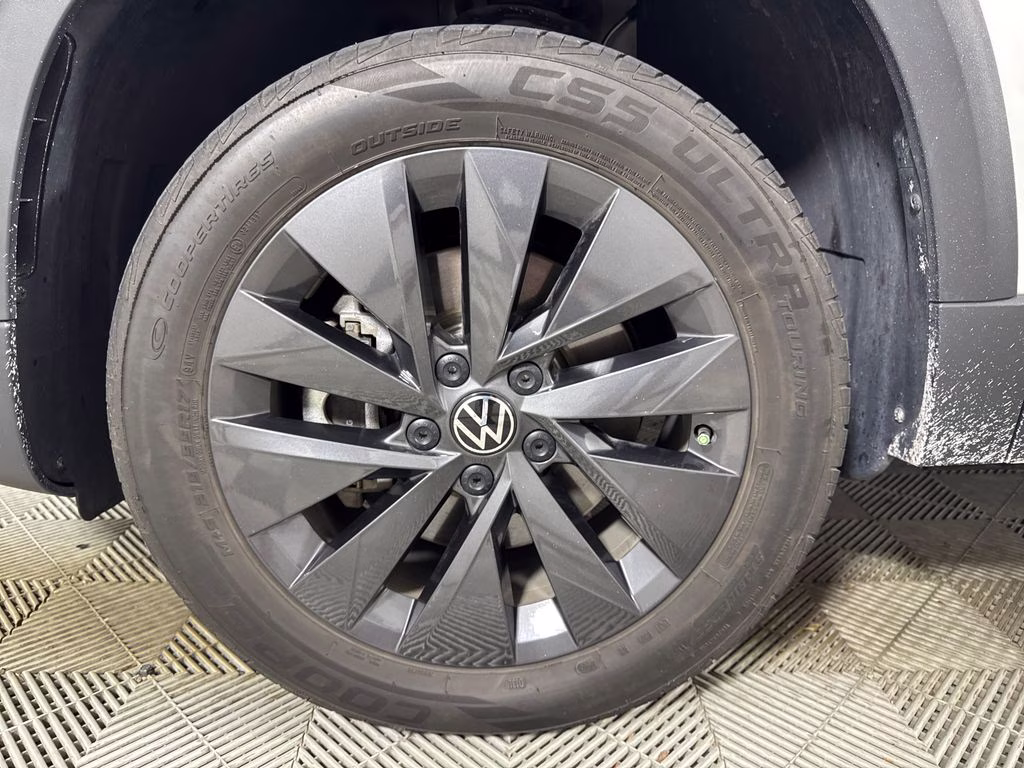 2024 Pure White Volkswagen Taos 1.5T S FWD SUV