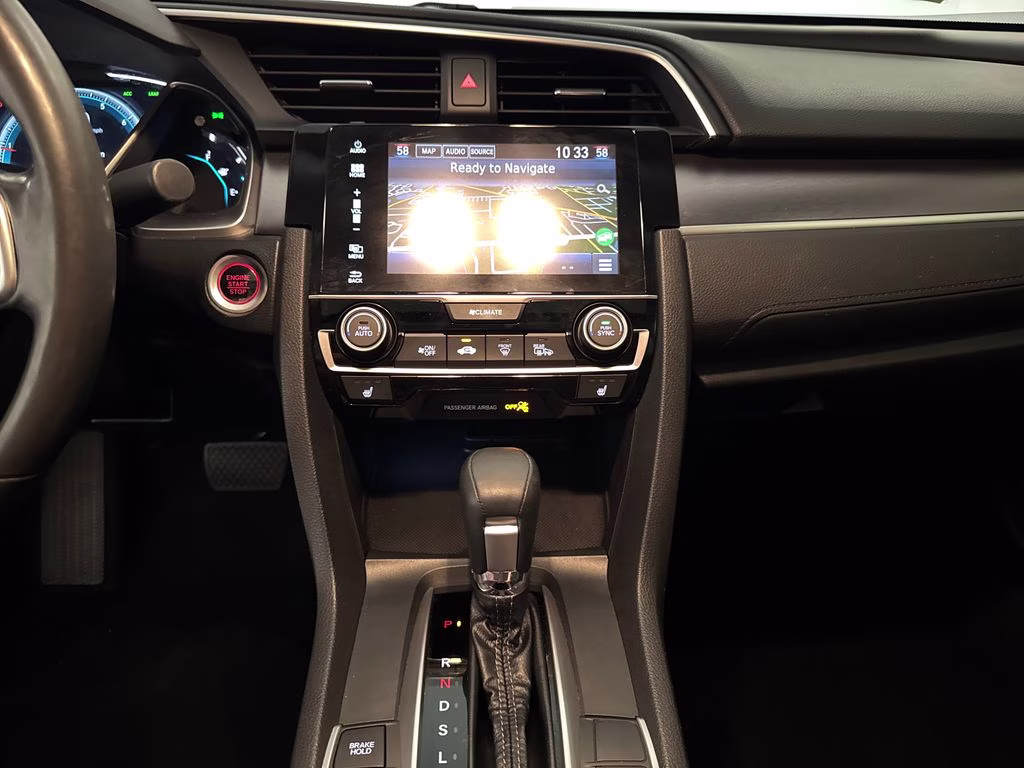 2018 White Orchid Pearl Honda Civic Touring FWD Sedan
