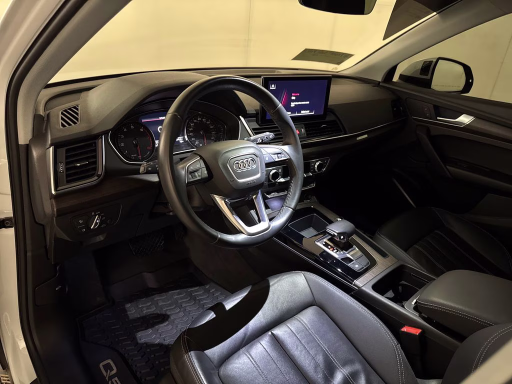 2022 White Audi Q5 45 S line Premium AWD SUV