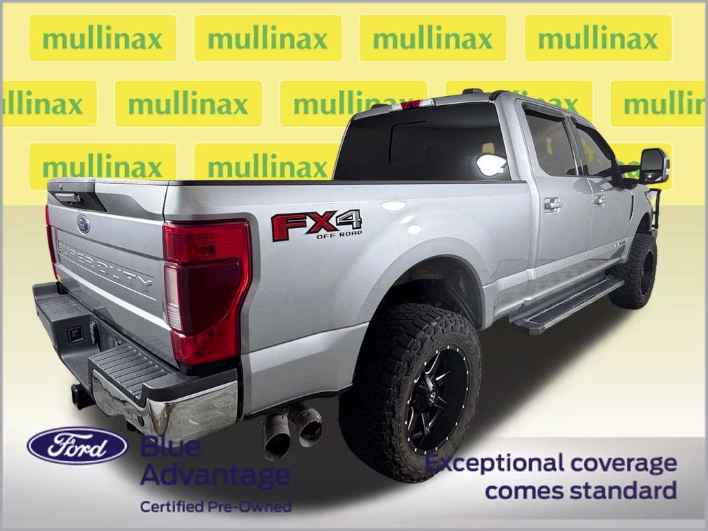2021 Silver Metallic Ford Super Duty F-250 SRW Lariat 4X4 Truck