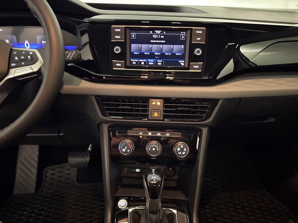 2024 Pure White Volkswagen Taos 1.5T S FWD SUV