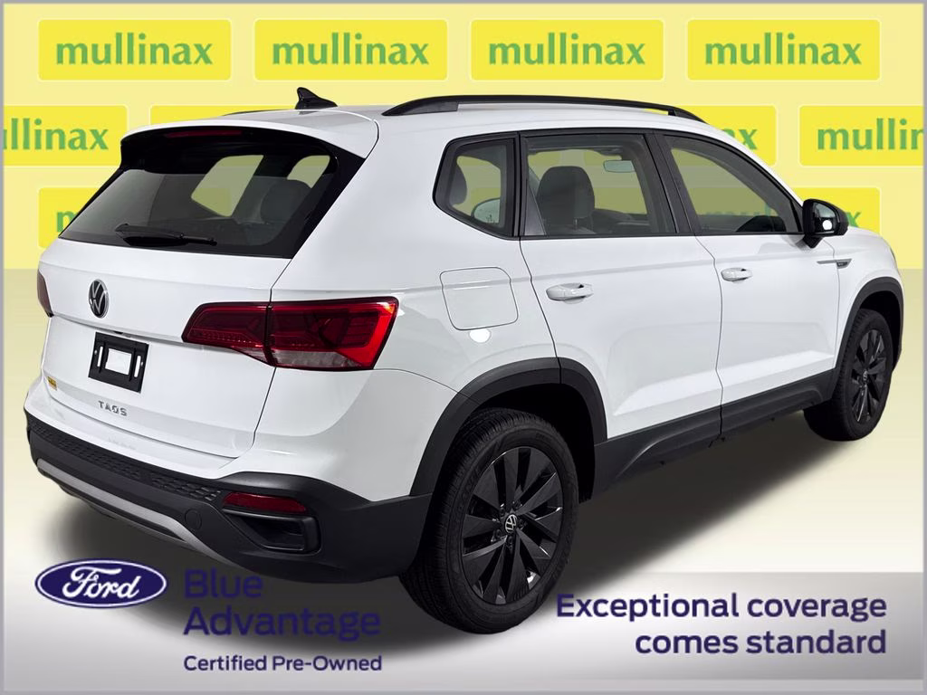 2024 Pure White Volkswagen Taos 1.5T S FWD SUV