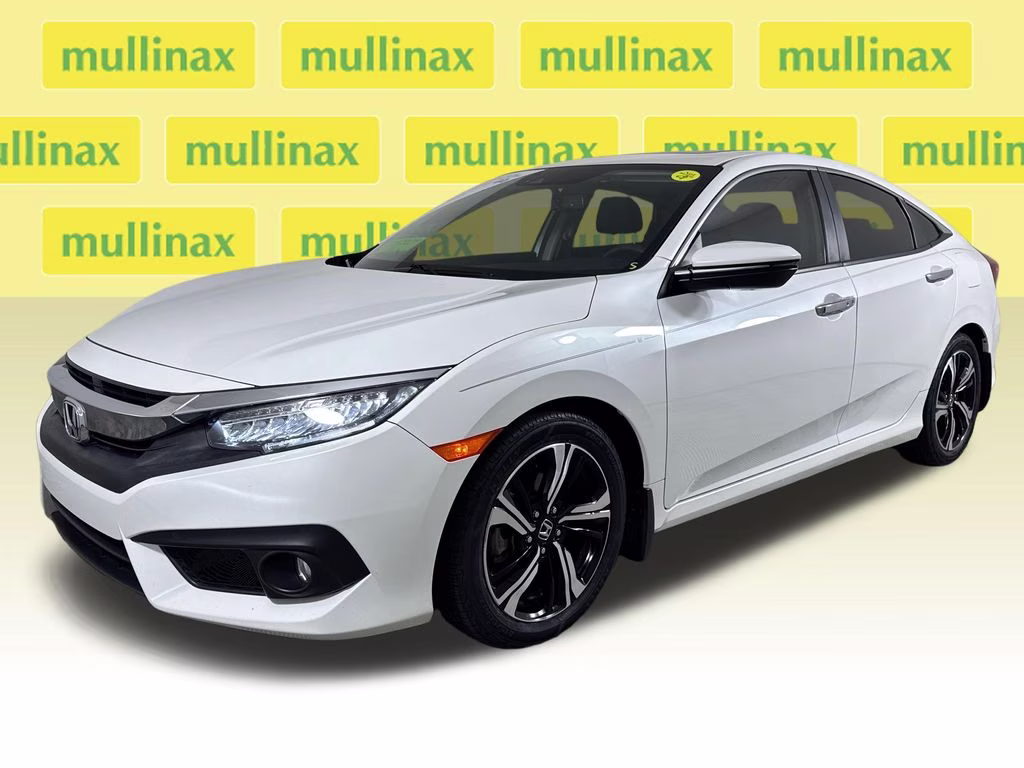 2018 White Orchid Pearl Honda Civic Touring FWD Sedan