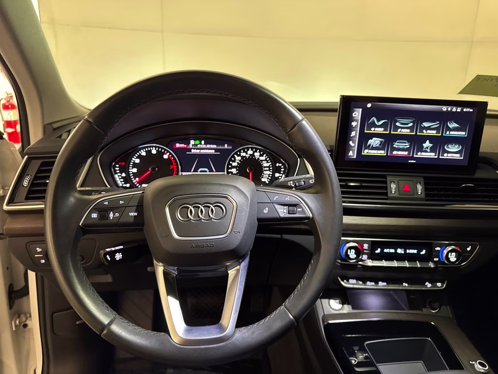 2022 White Audi Q5 45 S line Premium AWD SUV