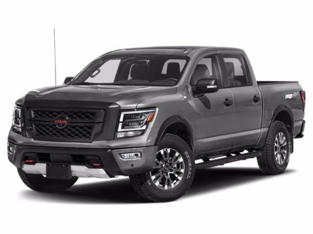2021 Gun Metallic Nissan Titan PRO-4X 4X4 Truck