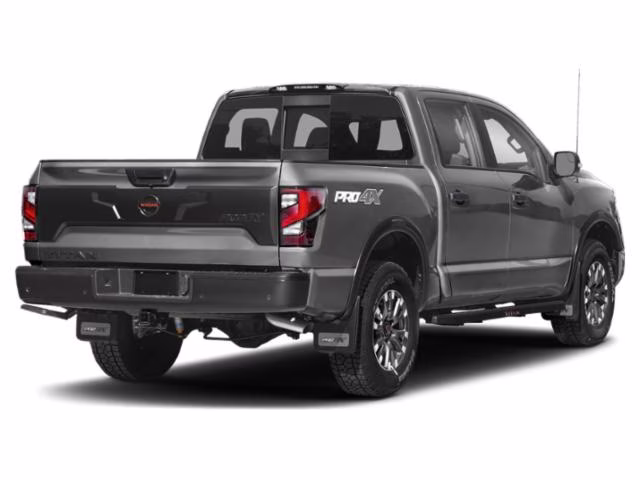 2021 Gun Metallic Nissan Titan PRO-4X 4X4 Truck