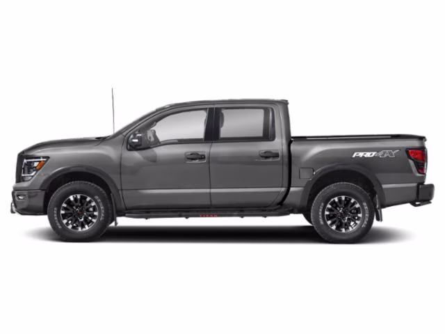 2021 Gun Metallic Nissan Titan PRO-4X 4X4 Truck