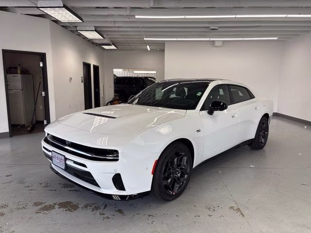 2026 Bright White Clearcoat Dodge Charger R/T Plus AWD Sedan