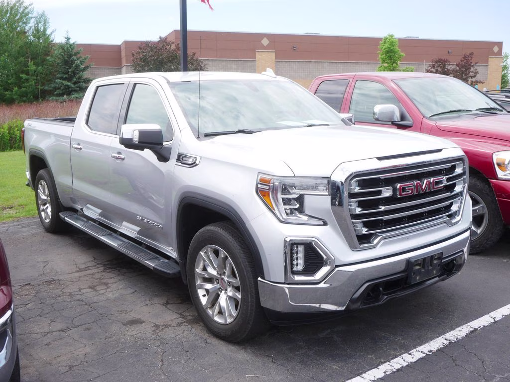 2021 Quicksilver Metallic GMC Sierra 1500 SLT 4X4 Truck