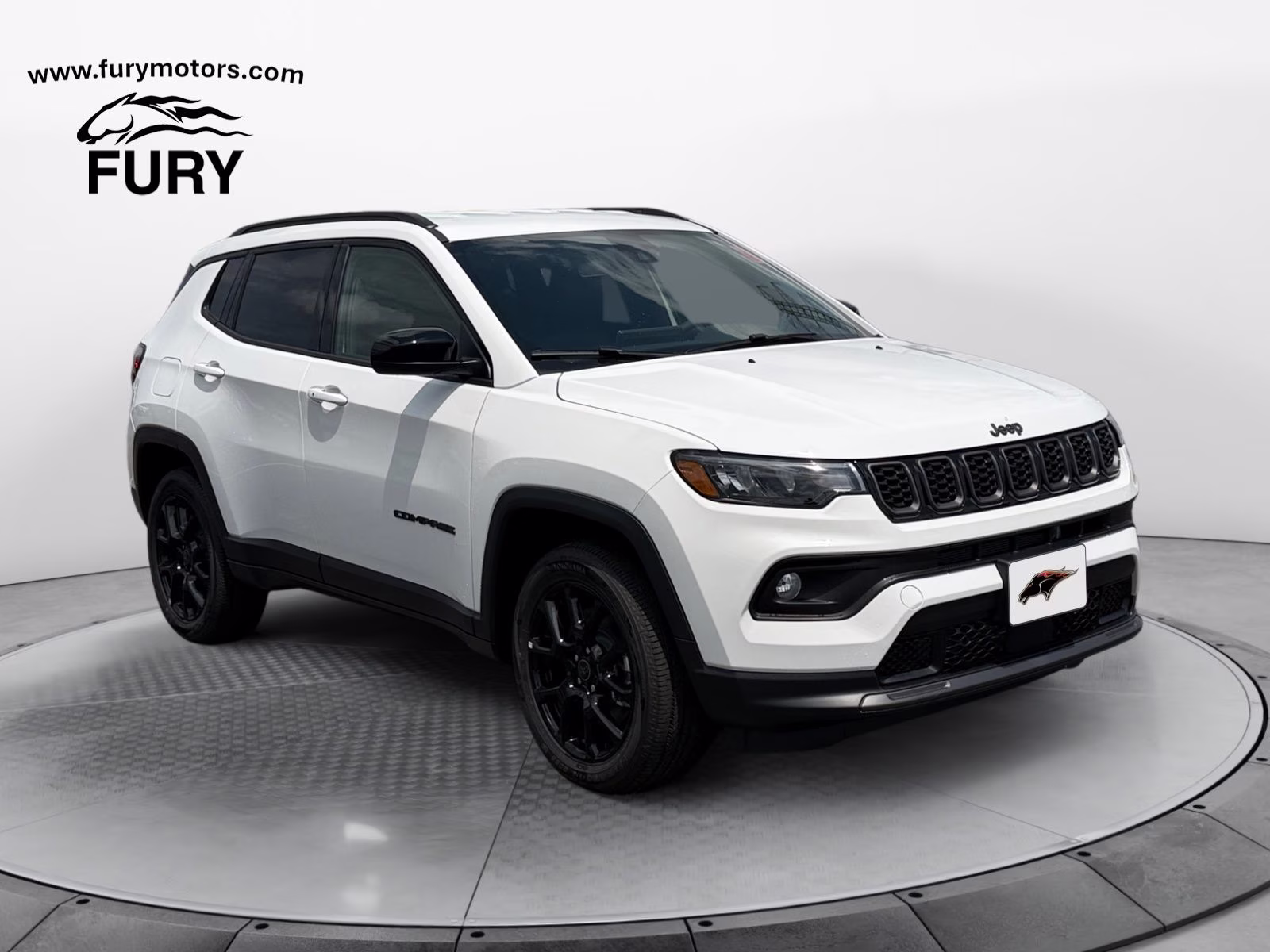 2026 Bright White Clearcoat Jeep Compass Latitude 4X4 SUV