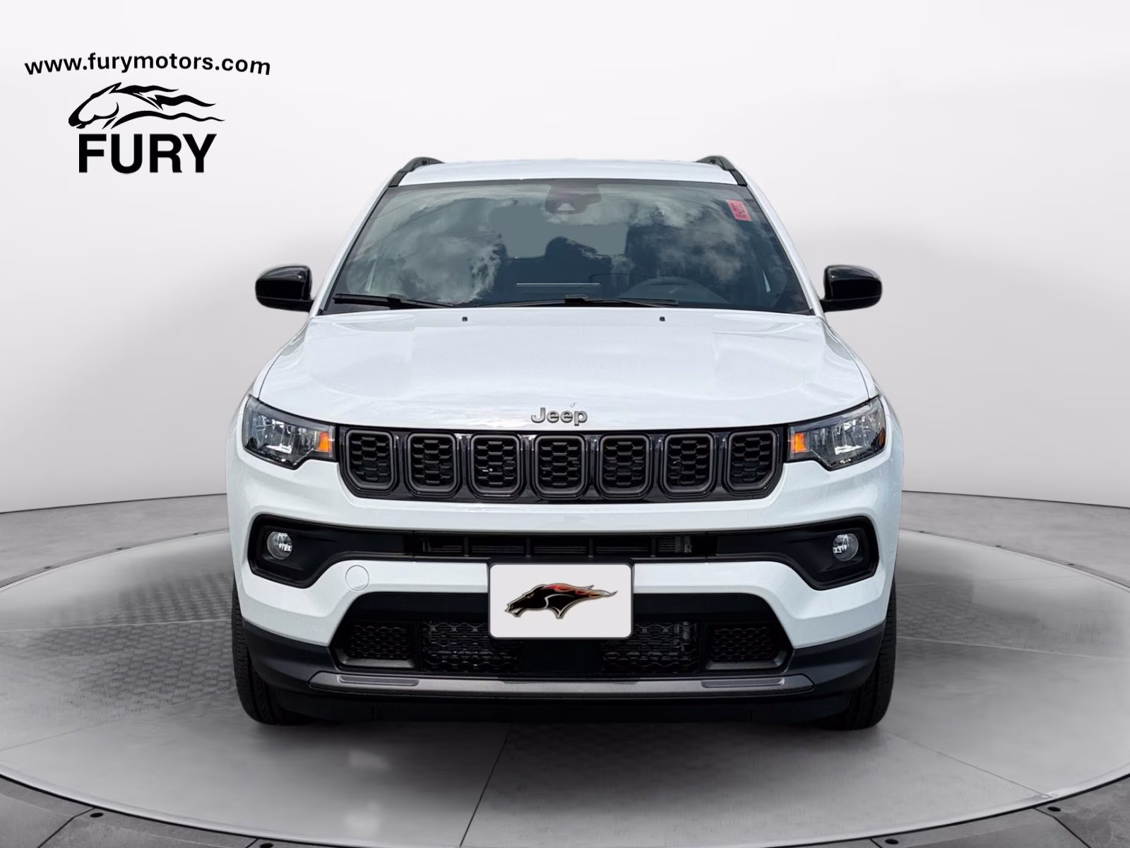 2026 Bright White Clearcoat Jeep Compass Latitude 4X4 SUV