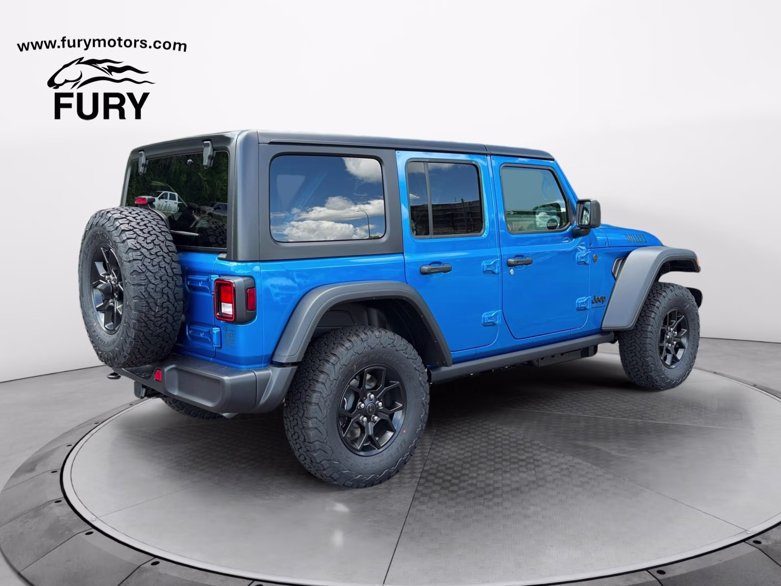 2026 Hydro Blue Pearl Coat Jeep Wrangler Willys 4X4 SUV